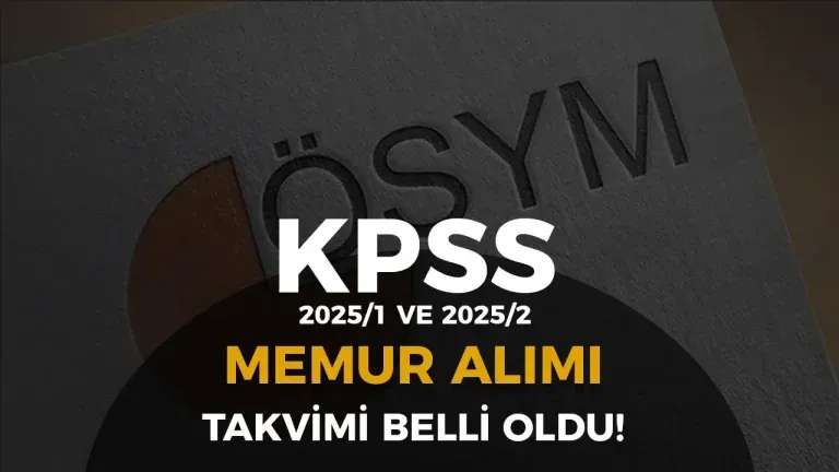 Kamuya Memur Alımı 2025: Kurumlar ve Tarihler
